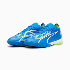 Chaussures de soccer avec crampons ULTRA MATCH IT Homme, Ultra Blue-PUMA White-Pro Green, extralarge